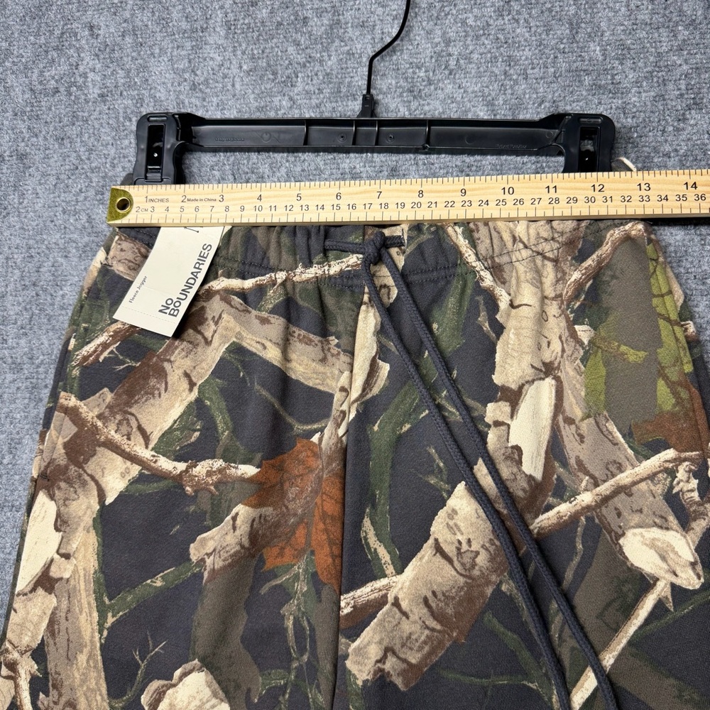 No Boundaries Soft Fleece Dark Tree Camo Jogger Sweatpants Men's XS NEW - Picture 8 of 9